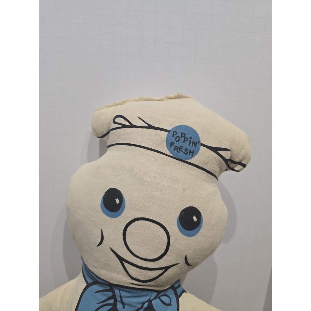Pillsbury Poppin' Fresh Dough Boy Plush Toy 14" Doll - Picture 2 of 6